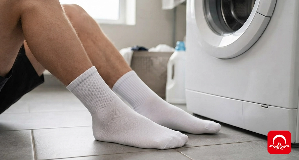چگونه جوراب سفید را تمیز کنیم؟