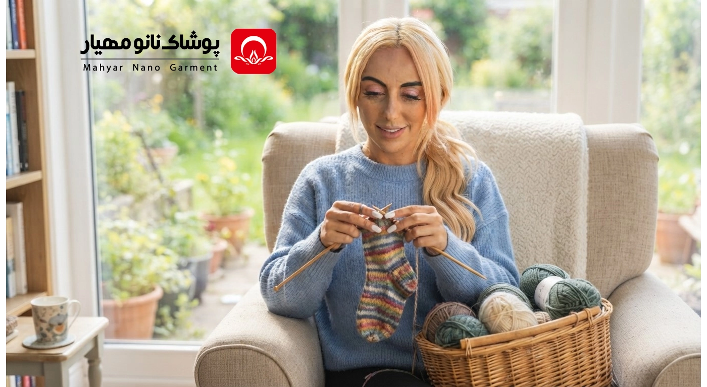 آموزش جوراب بافی