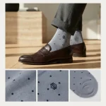 جوراب ساق بلند نقطه چین مردانه AHA مهیار